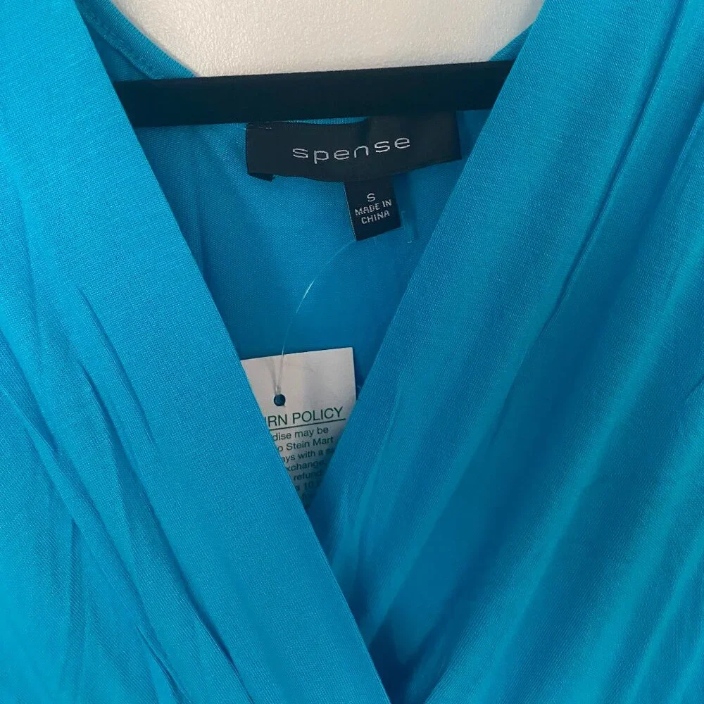 NWT Spense turquoise maxi dress size S - Picture 4 of 8
